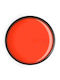 Lukanda Galaxy Teller Untiefe aus Porzellan Orange mit Durchmesser 25cm 12Stück