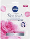 Nivea Rose Touch Sheet Μάσκα Προσώπου για Ενυδάτωση