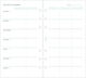 Filofax Personal Weekly Diary Refill White