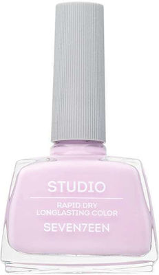 Seventeen Studio Rapid Dry Lasting Color Gloss Βερνίκι Νυχιών Quick Dry Ροζ 183 12ml