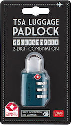 Legami Milano Padlock Brass Combination with TSA Certification 85mm 1pcs