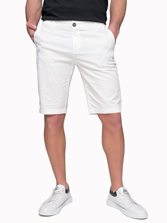 Ben Tailor Men's Chino Monochrome Shorts White