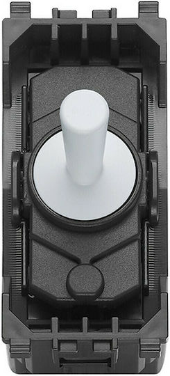 Vimar Eikon Vertiefter Mechanismus Elektrischer Wandtaster Aller Retour Weiß