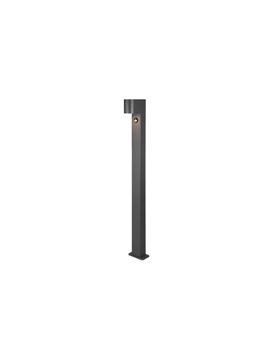 Trio Lighting Roya Outdoor Floor Lamp Small Post IP44 for GU10 Socket Gray