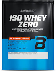 Biotech USA Iso Whey Zero With Glutamine & BCAAs 25gr με Γεύση Salted Caramel