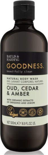 Baylis & Harding Goodness Oud Zeder & Amber Schaumbad in Gel & Duft Holzig 500ml