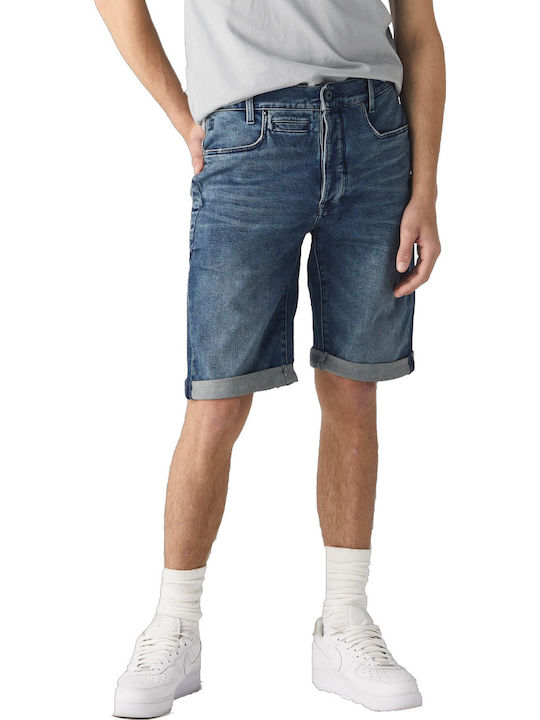 G-Star Raw D-staq 3d Ανδρική Βερμούδα Τζιν Μπλε