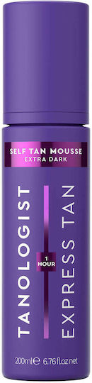 Tanologist Extra Dark Self Tanning Mousse Σώματος Ultra Dark 200ml