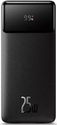 Baseus Bipow Power Bank 20000mAh 25W with 2 USB-A Ports and USB-C Port Black