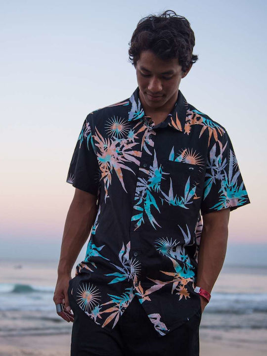 Billabong Sundays Short-sleeved Cotton Shirt Fl...