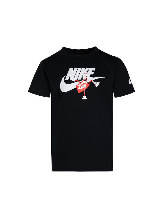 Nike Παιδικό T-shirt Μαύρο