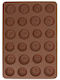 Orion No Coating Silicone Chocolates 24 Cups Baking Pan 32x22x1.5cm
