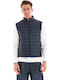 Ärmellos Jacke Puffer Marineblau