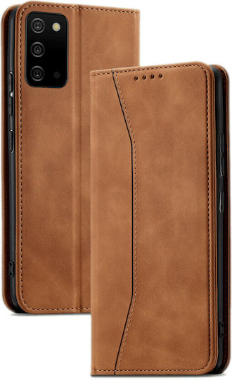 Bodycell PU Leather Brieftasche Synthetisches Leder Braun (Galaxy A03)