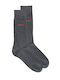 Hugo Men's Solid Color Socks Gray 2Pack