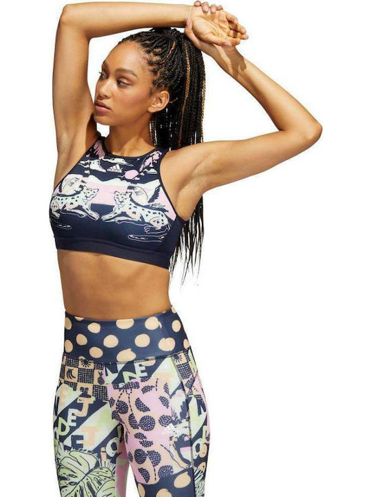 adidas Farm Women's Sports Bra without Padding Navy Blue