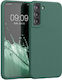 KWmobile Rubber Silicone Back Cover Moss Green ...