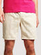 Organic Cotton Vintage Overdyed Men's Shorts Chino Beige