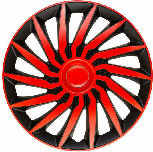 Autostyle Σετ Τάσια Αυτοκινήτου Kendo 4τμχ 14" Μαύρο/Κόκκινο