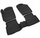 Novline Set of Front and Rear Mats 4pcs Tray Type for Kia Picanto 2004-2011 Black