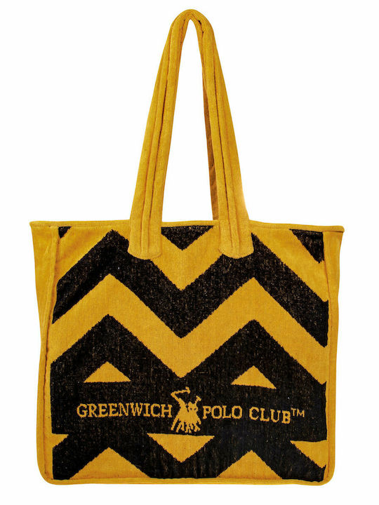 Greenwich Polo Club Τσάντα Θαλάσσης με Νεσεσέρ Κίτρινη