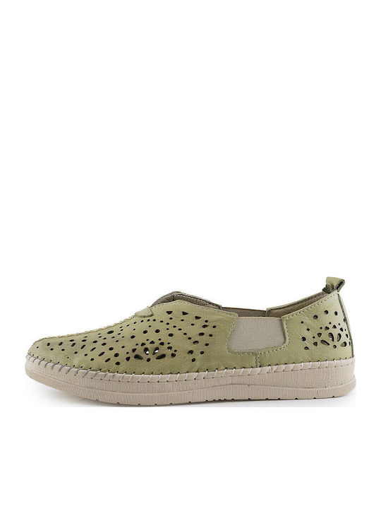 Ανατομικά Γυναικεία Slip-On Λαδί