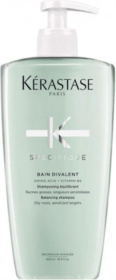Kerastase Specifique Bain Divalent Balancing Pump Σαμπουάν Γενικής Χρήσης για Λιπαρά Μαλλιά 500ml