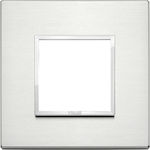 Vimar Eikon Evo Vertical Switch Frame Silver 21642.01