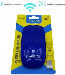 AOAS R-601 Wireless Gaming Mouse Blue