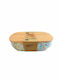 Flowers Cutie de pâine cu capac din bambus Multicolor 35x18x14cm