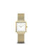 Bering Time Classic Watch with Gold Metal Bracelet