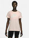 Nike Essential Γυναικείο Αθλητικό T-shirt Rose Whisper