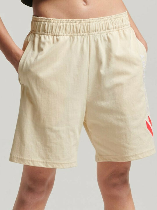 Superdry Applique Boy Bermudă Sportivă Pentru Femei Oatmeal