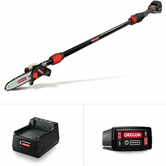Oregon 000155 Pila De Ferăstrău Telescopică Cu Baterie 1x4Ah Lungime Totală 350cm Și Lamă 20cm