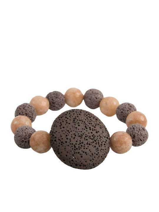 Bracelet with Lava Stones