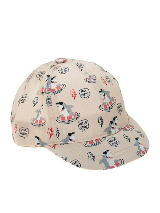 Papillon Kids Παιδικό Καπέλο Jockey Υφασμάτινο Μπεζ