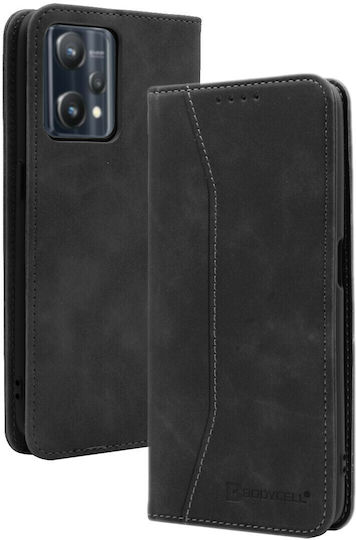 Bodycell PU Leather Wallet Δερματίνης Μαύρο (Realme 9 5G / 9 Pro)