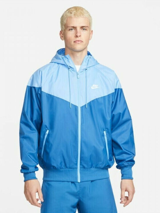 Sportswear Jacket Windproof Blue