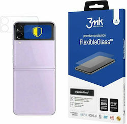 3MK FlexibleGlass Protecție Cameră Tempered Glass Silver pentru Galaxy Z Flip3 5G