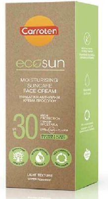 Carroten Eco Sun Moisturising Αντηλιακή Κρέμα Προσώπου SPF30 50ml