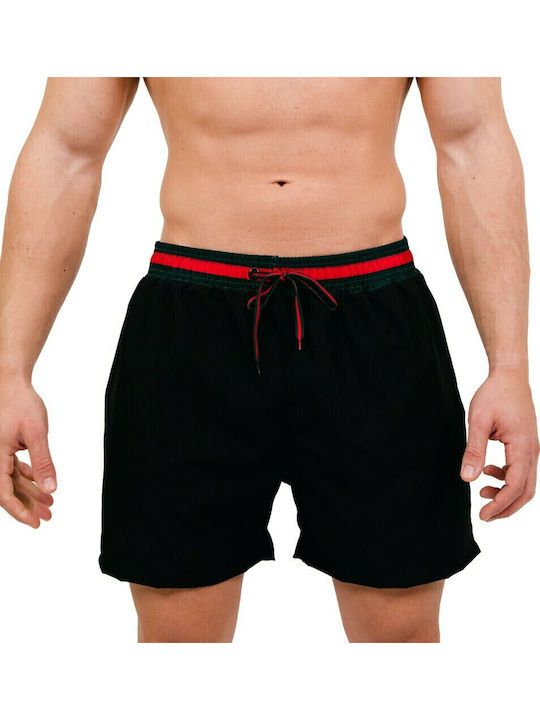 Men's Swimwear Shorts Black with Patterns