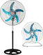 Changli Crown FS-4521 Ventilator Polimorfic 70W Diametru Ventilator 40cm Albastru