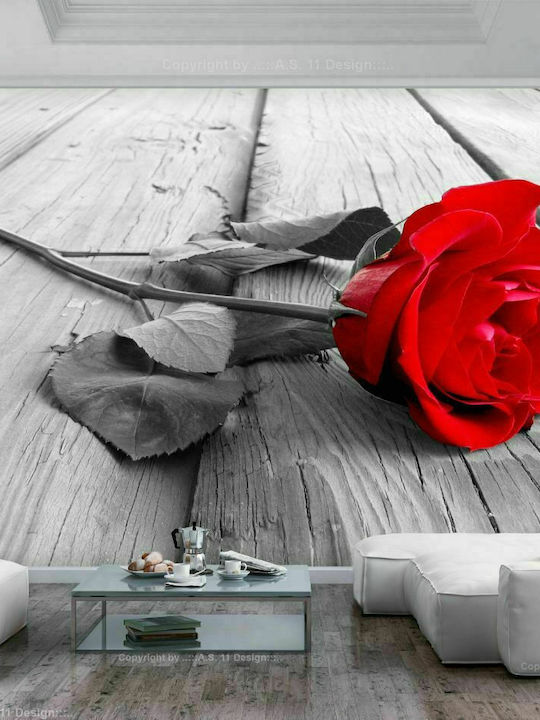 Self-adhesive Wall Mural Abandoned Rose Gray 98x70cm