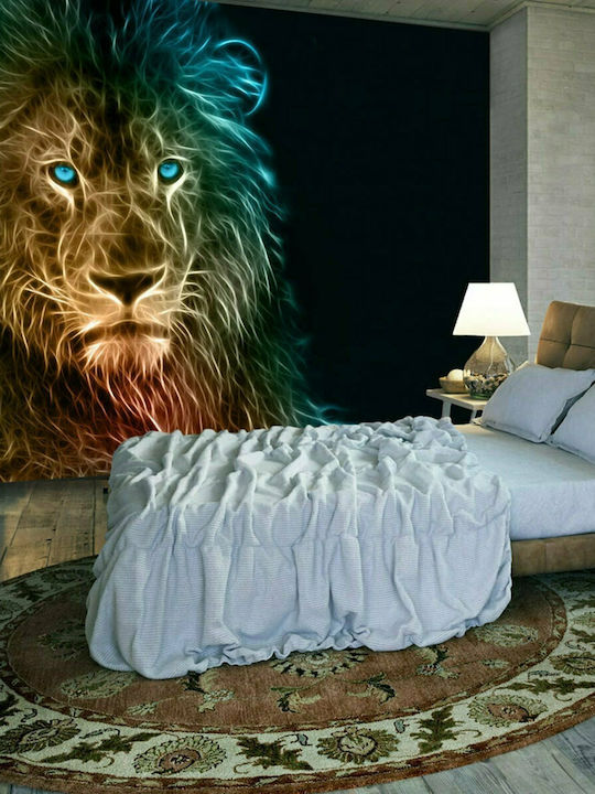 Fototapet de Perete 100x70cm Abstract lion Tesatura