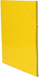 Salko Paper Plastic File Box with Rubber Band