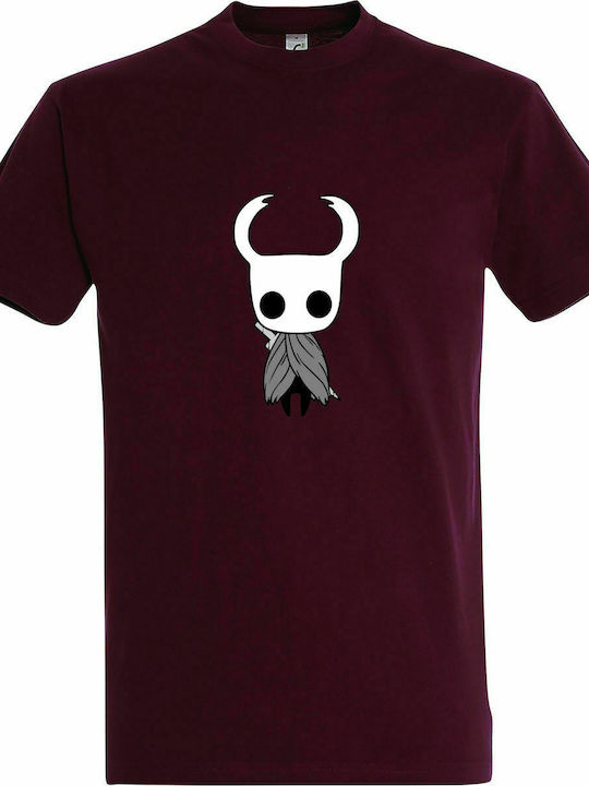 T-shirt Unisex, " Hollow Knight ", Burgundy