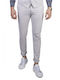 Trousers Chino Elastic in Slim Fit Gray
