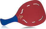 MORSETO GOLD Bordeaux Beach Racket with Holes and Blue Oblique Handle