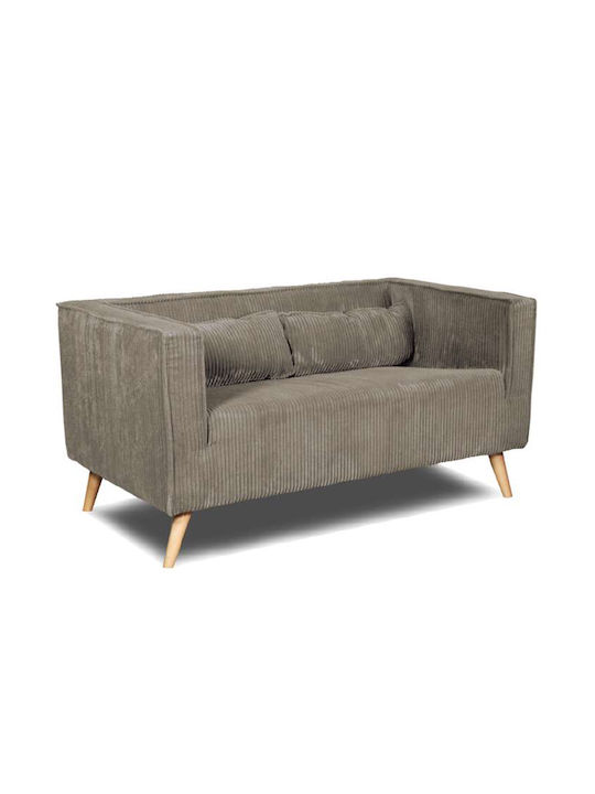 Vanessa Διθέσιος Καναπές Taupe 123x70x68εκ.