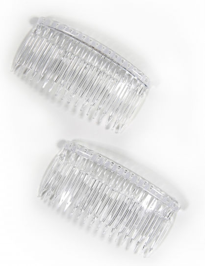 Ro-Ro Accessories Σετ Χτενάκια για Μαλλιά Διάφανο 2τμχ